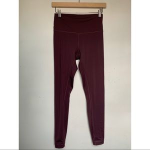 Lululemon legging wunder under high waisted 71 cm